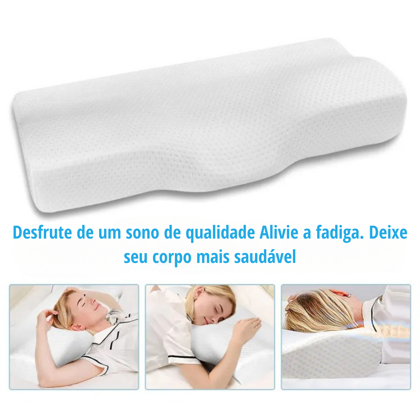 Travesseiro Flex Ortopédico – Saúde do Sono Tranquilo e Restaurador