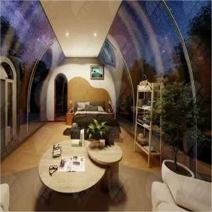XZ OEM ODM Low Price Hot Sell Luxury Clear Transparent Camping Hotel Round Polycarbonate Glamping Prefab Dome House