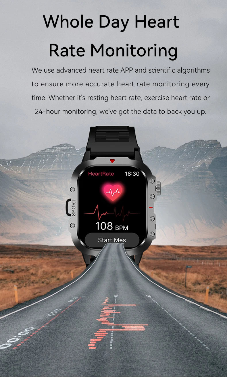 Relógio Inteligente Smartwatch LAXASFIT Super Sport 1.81"HD Lançamento 2025