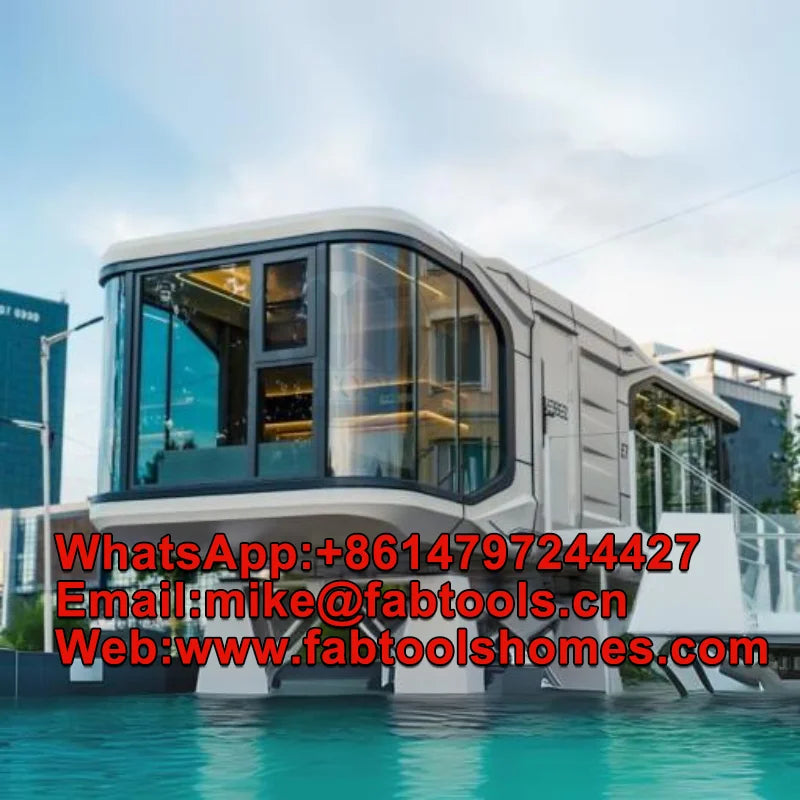The Space Capsule Hotel of Modern Architectural Style Office Pods Is a Portable and Quickly Installable Mobile House