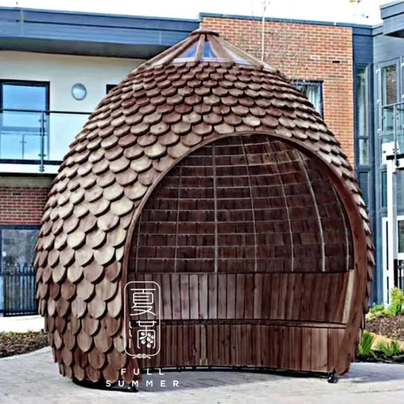 Custom Creative Seeds Wooden House luxury Portable Tiny Hotels Tree House