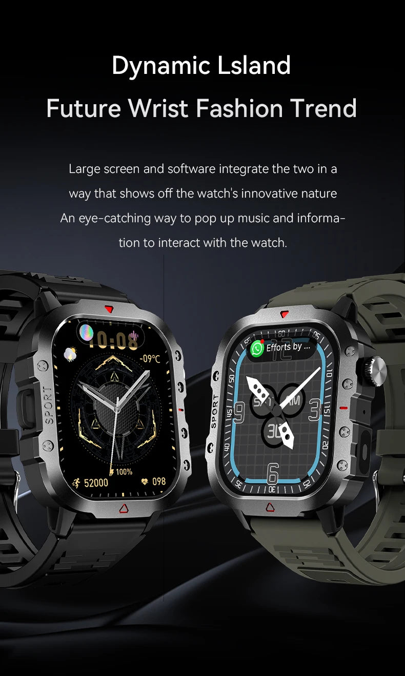 Relógio Inteligente Smartwatch LAXASFIT Super Sport 1.81"HD Lançamento 2025