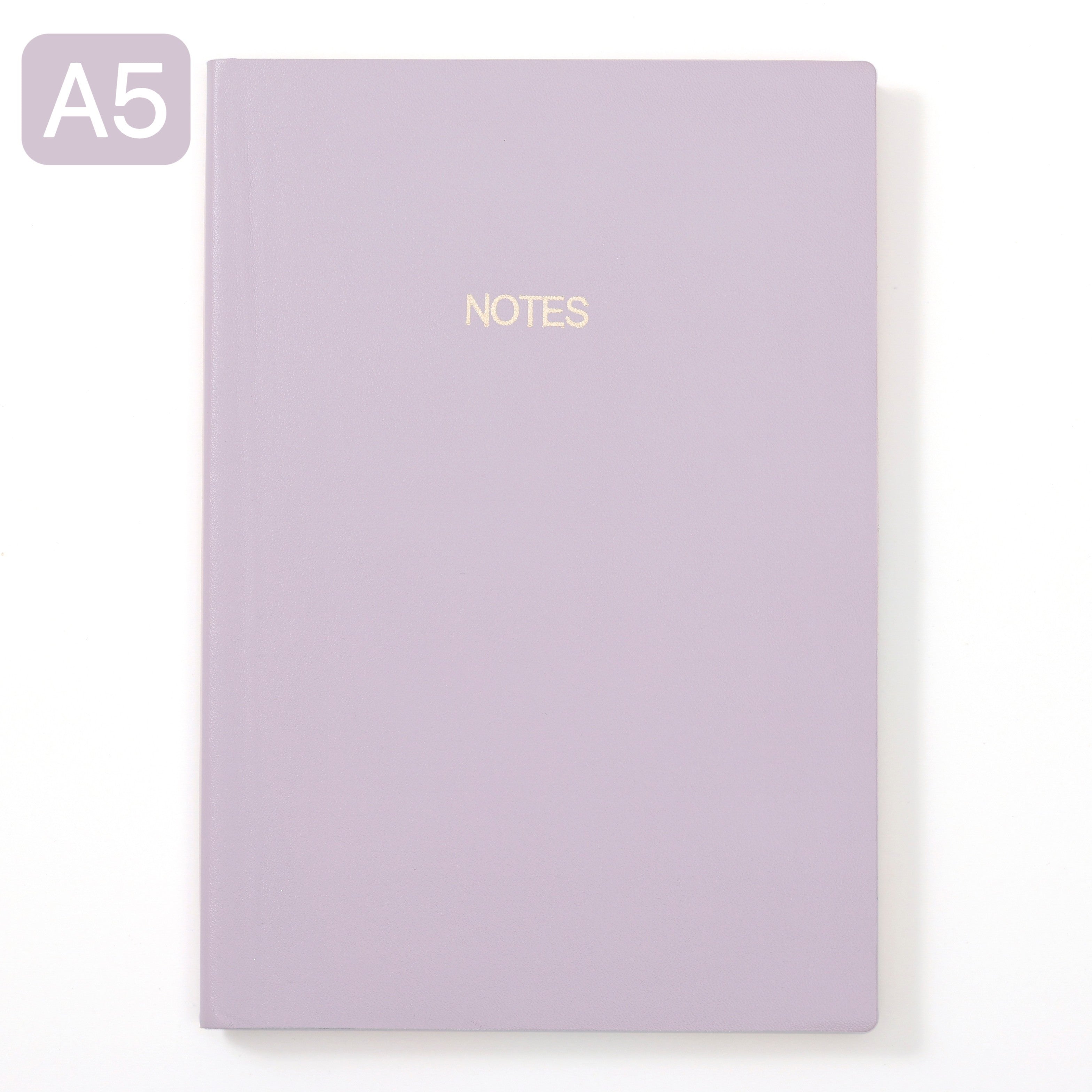Caderno A5 com 82 folhas e borda arco-íris - Agenda executiva de capa dura com linhas, papel grosso, essencial para escola e escritório, trabalho, estudo e uso pessoal - Material escolar e de escritório da melhor qualidade.