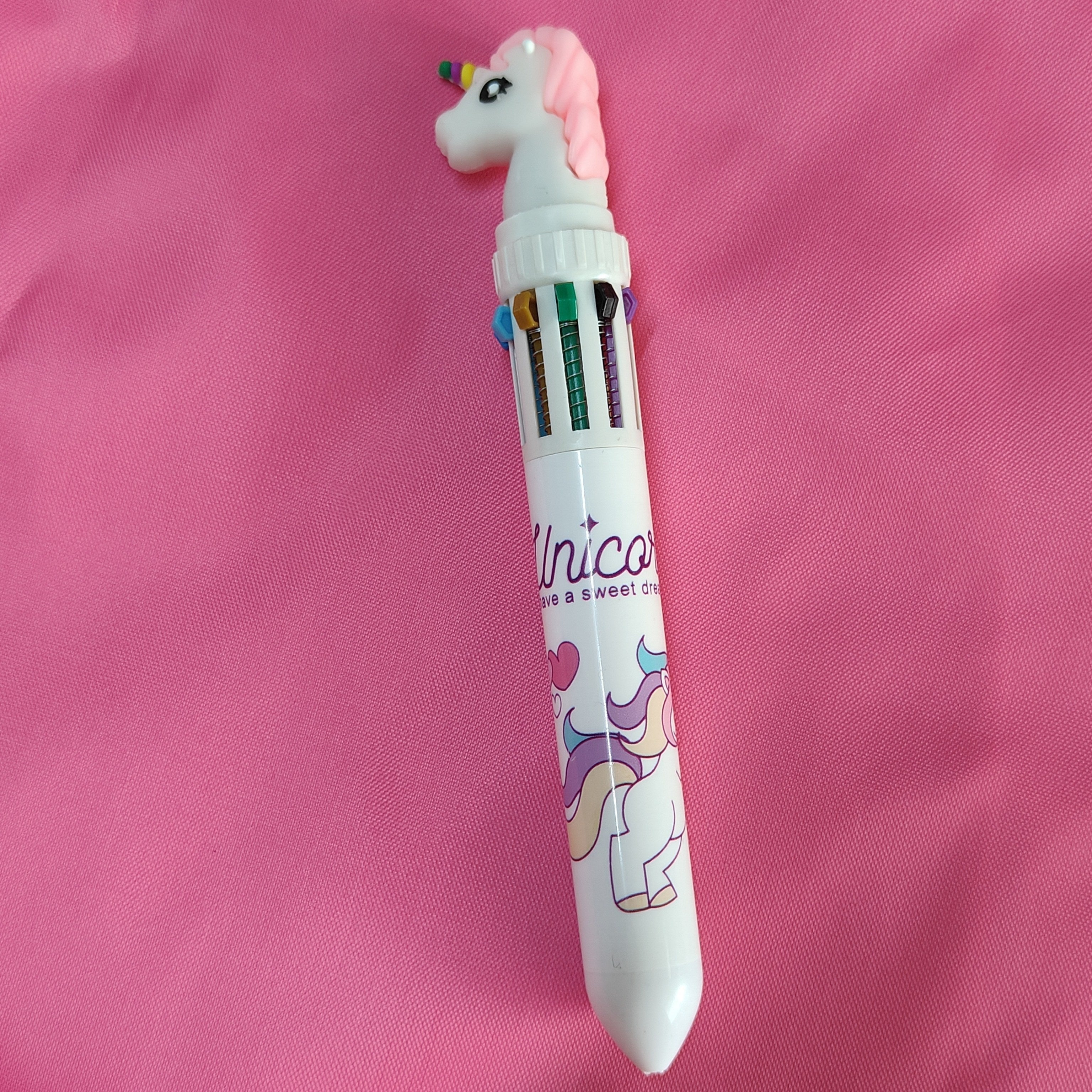 Conjunto de 1 Caneta Esferográfica Kawaii - 10 Canetas em Gel Coloridas para Estudantes, Material de Escritório, Artigos de Papelaria Divertidos para o Halloween e Presente de Natal