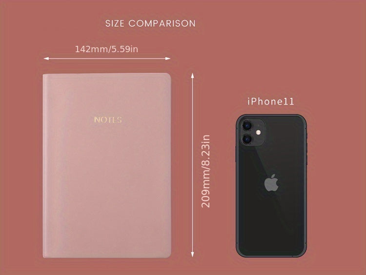 Caderno A5 com 82 folhas e borda arco-íris - Agenda executiva de capa dura com linhas, papel grosso, essencial para escola e escritório, trabalho, estudo e uso pessoal - Material escolar e de escritório da melhor qualidade.