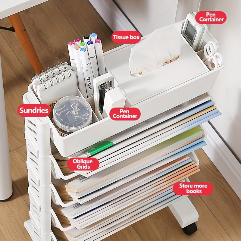 Estante de Cinco Níveis - Solução de Armazenamento Portátil