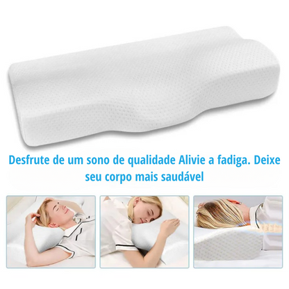 Travesseiro Flex Ortopédico – Saúde do Sono Tranquilo e Restaurador