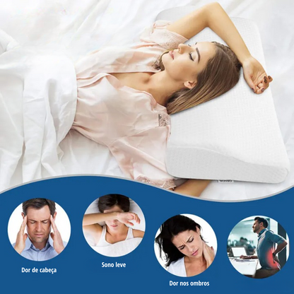 Travesseiro Flex Ortopédico – Saúde do Sono Tranquilo e Restaurador
