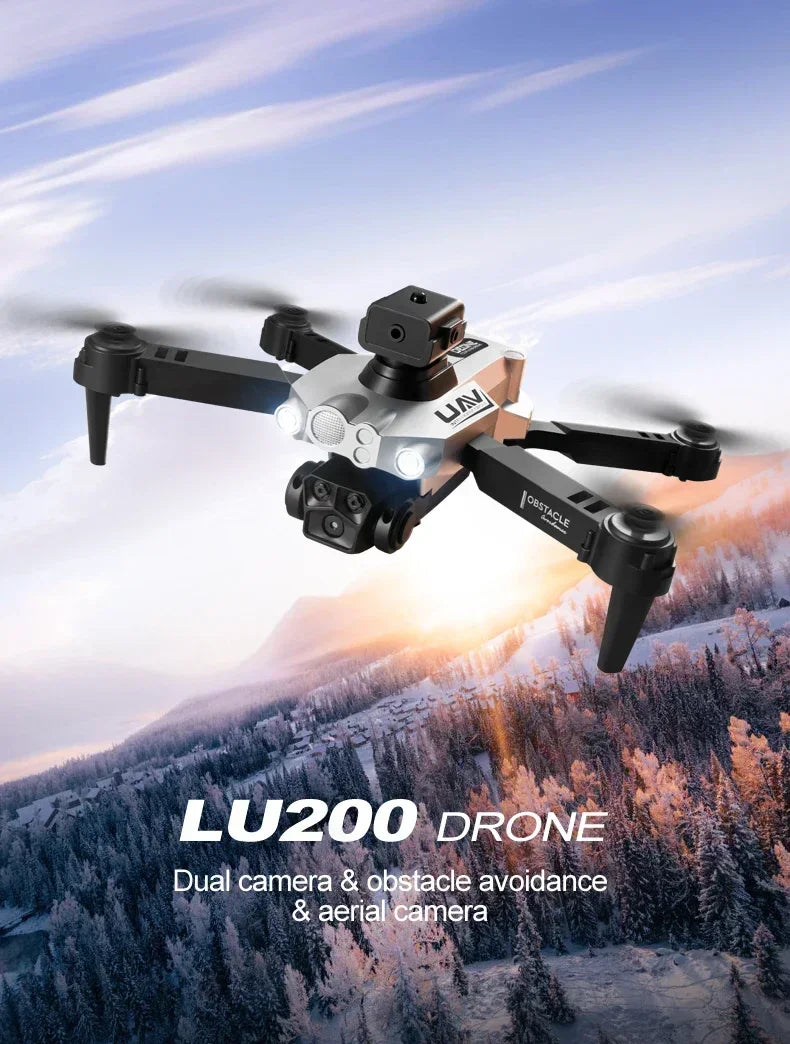 Drone 8K Bexine Series LU200/600 - Fotografia Aérea Profissional LinhaTop 5G GPS WiFi Camera Tripla