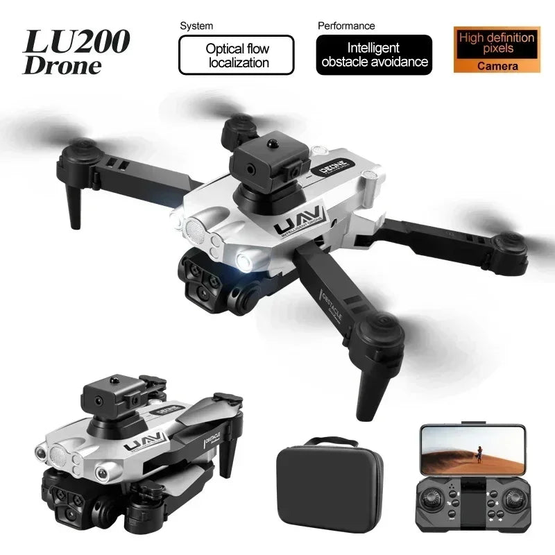 Drone 8K Bexine Series LU200/600 - Fotografia Aérea Profissional LinhaTop 5G GPS WiFi Camera Tripla
