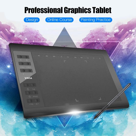 Tablet Gráfico Profissional - Pintura & Design Online - Windows/Mac/Linux