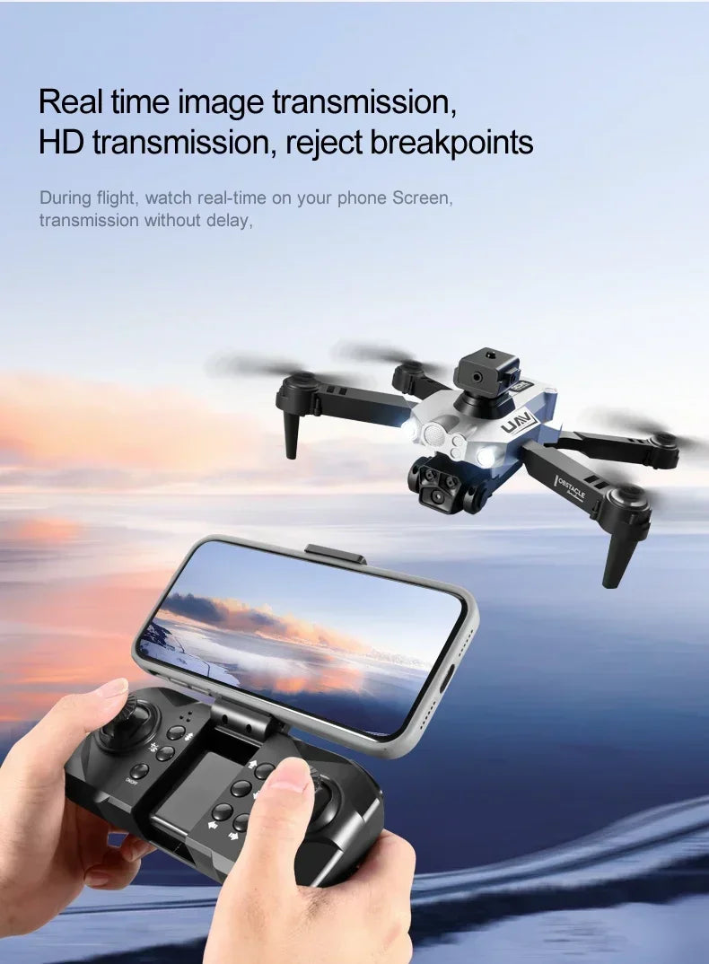 Drone 8K Bexine Series LU200/600 - Fotografia Aérea Profissional LinhaTop 5G GPS WiFi Camera Tripla