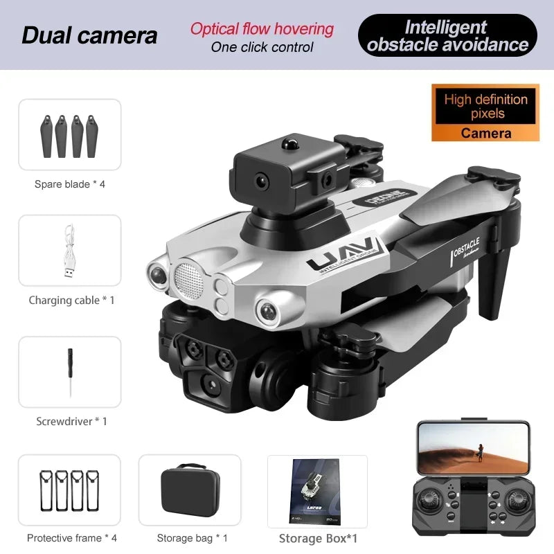 Drone 8K Bexine Series LU200/600 - Fotografia Aérea Profissional LinhaTop 5G GPS WiFi Camera Tripla