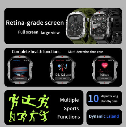 Relógio Inteligente Smartwatch LAXASFIT Super Sport 1.81"HD Lançamento 2025