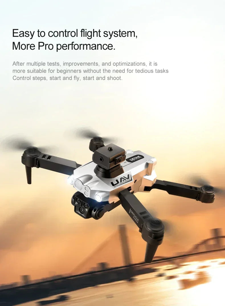 Drone 8K Bexine Series LU200/600 - Fotografia Aérea Profissional LinhaTop 5G GPS WiFi Camera Tripla