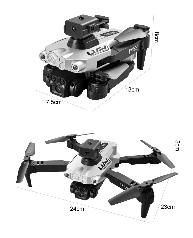 Drone 8K Bexine Series LU200/600 - Fotografia Aérea Profissional LinhaTop 5G GPS WiFi Camera Tripla