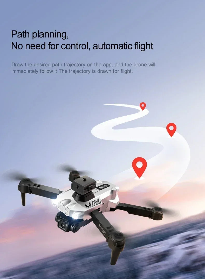 Drone 8K Bexine Series LU200/600 - Fotografia Aérea Profissional LinhaTop 5G GPS WiFi Camera Tripla