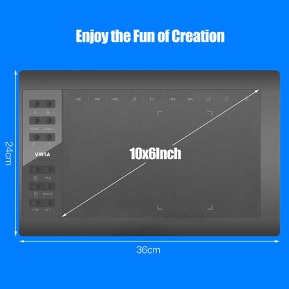 Tablet Gráfico Profissional - Pintura & Design Online - Windows/Mac/Linux