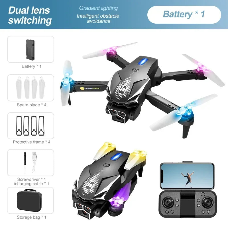 Drone 8K Bexine Series LU200/600 - Fotografia Aérea Profissional LinhaTop 5G GPS WiFi Camera Tripla