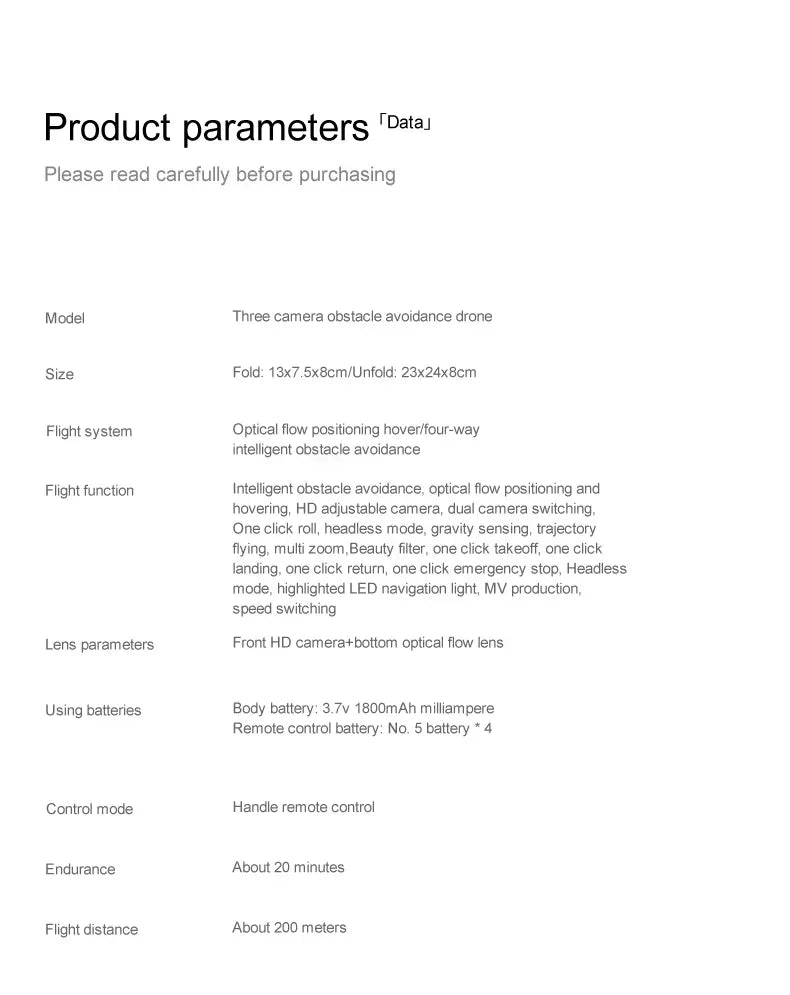 Drone 8K Bexine Series LU200/600 - Fotografia Aérea Profissional LinhaTop 5G GPS WiFi Camera Tripla