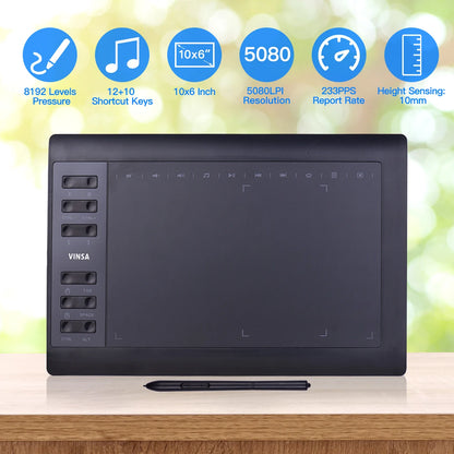 Tablet Gráfico Profissional - Pintura & Design Online - Windows/Mac/Linux