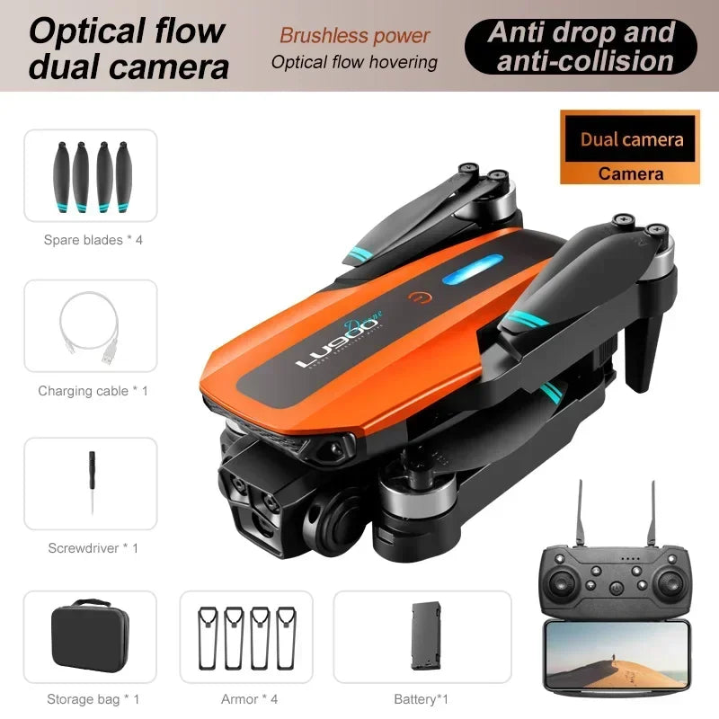 Drone 8K Bexine Series LU200/600 - Fotografia Aérea Profissional LinhaTop 5G GPS WiFi Camera Tripla