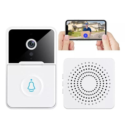 Campainha Wi-Fi Inteligente - Sensor Local Sonoro - Vídeo Câmera - Veja Sua Visita Pelo Celular