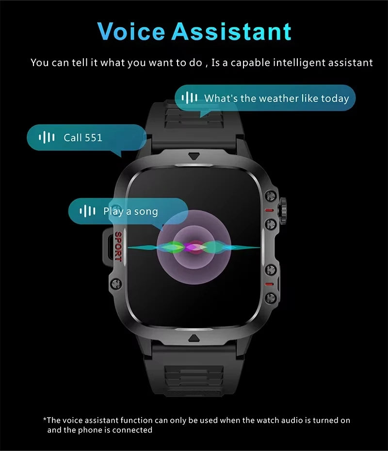 Relógio Inteligente Smartwatch LAXASFIT Super Sport 1.81"HD Lançamento 2025