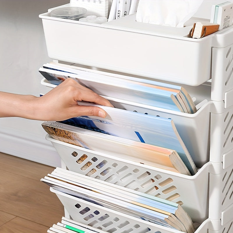 Estante de Cinco Níveis - Solução de Armazenamento Portátil