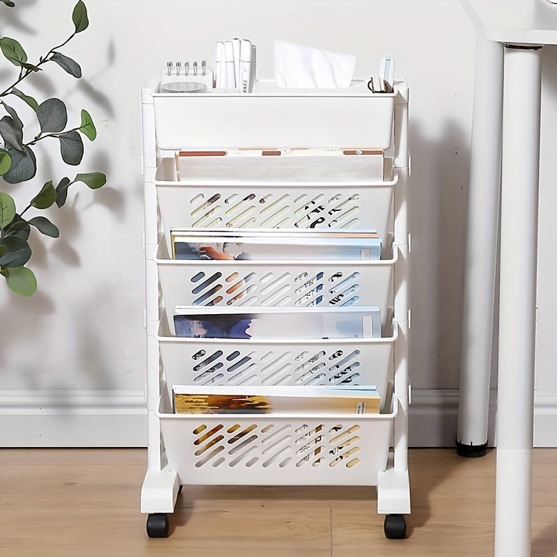 Estante de Cinco Níveis - Solução de Armazenamento Portátil