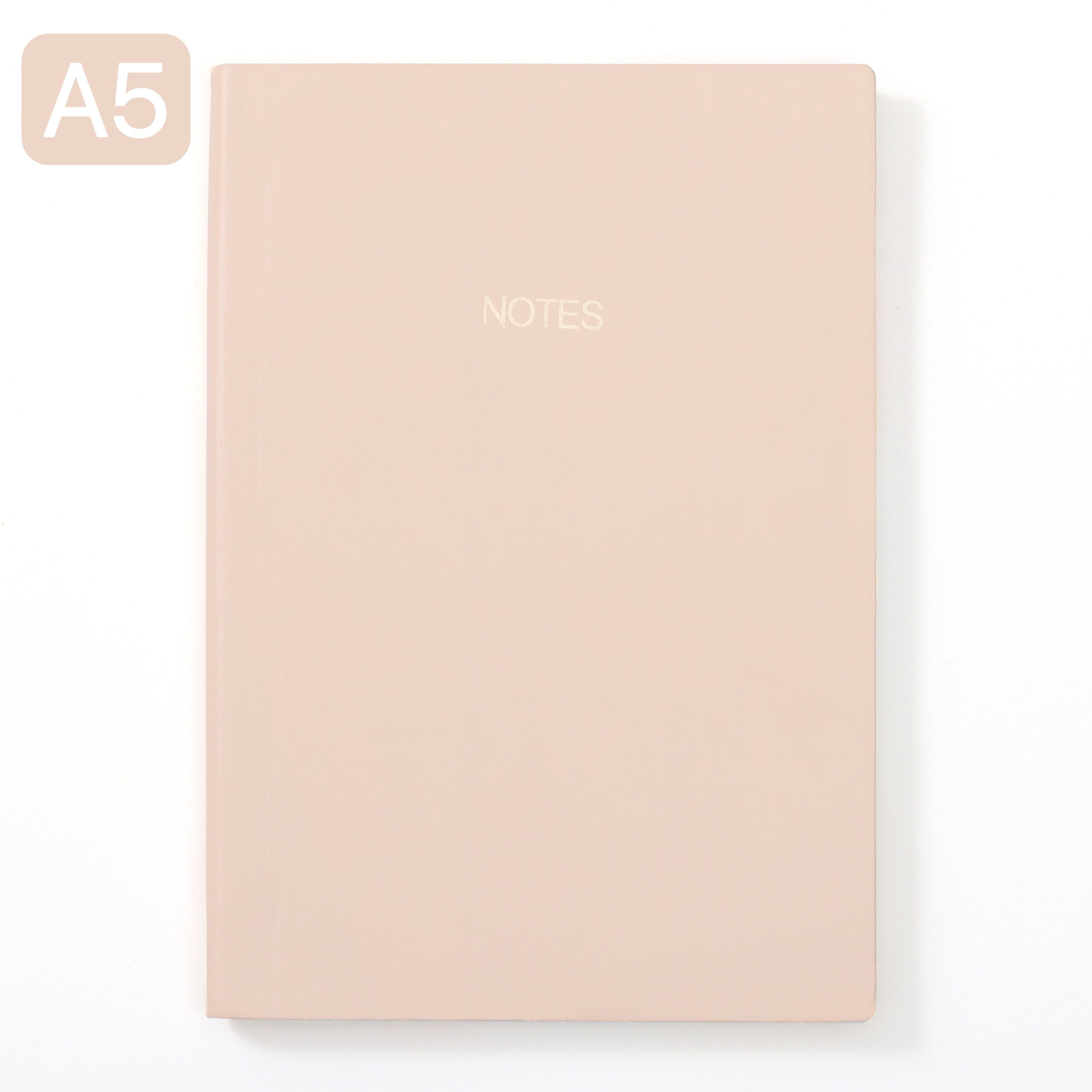 Caderno A5 com 82 folhas e borda arco-íris - Agenda executiva de capa dura com linhas, papel grosso, essencial para escola e escritório, trabalho, estudo e uso pessoal - Material escolar e de escritório da melhor qualidade.