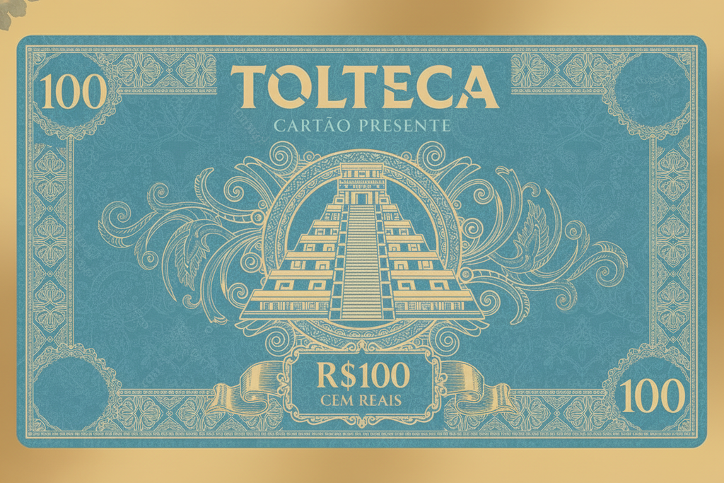 Cartão Presente Tolteca R$100 - Cem Reais