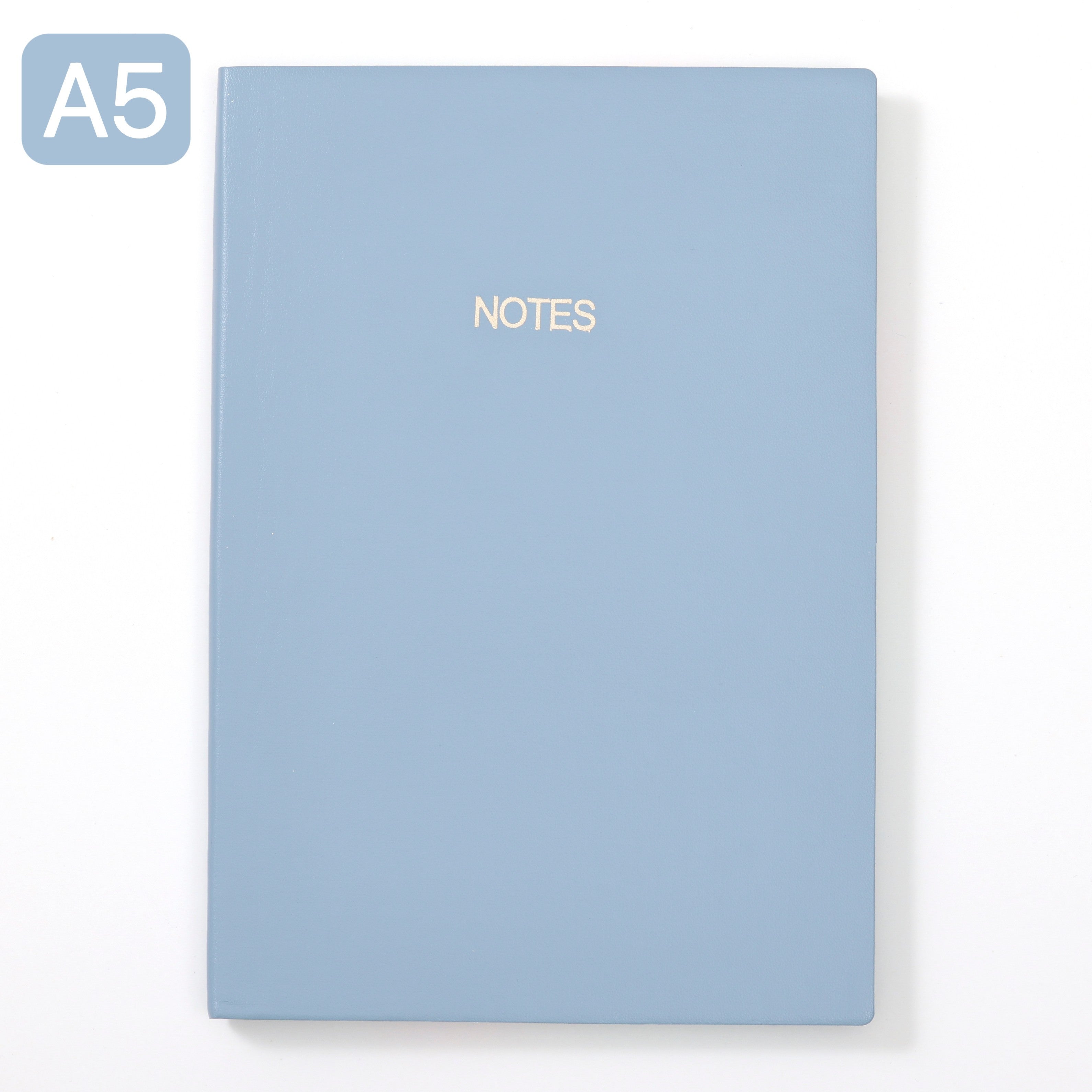 Caderno A5 com 82 folhas e borda arco-íris - Agenda executiva de capa dura com linhas, papel grosso, essencial para escola e escritório, trabalho, estudo e uso pessoal - Material escolar e de escritório da melhor qualidade.